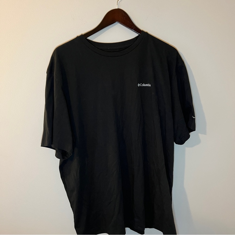 Columbia Men's Black Short-Sleeve Omni-Wick Crew Tee with Chest Logo